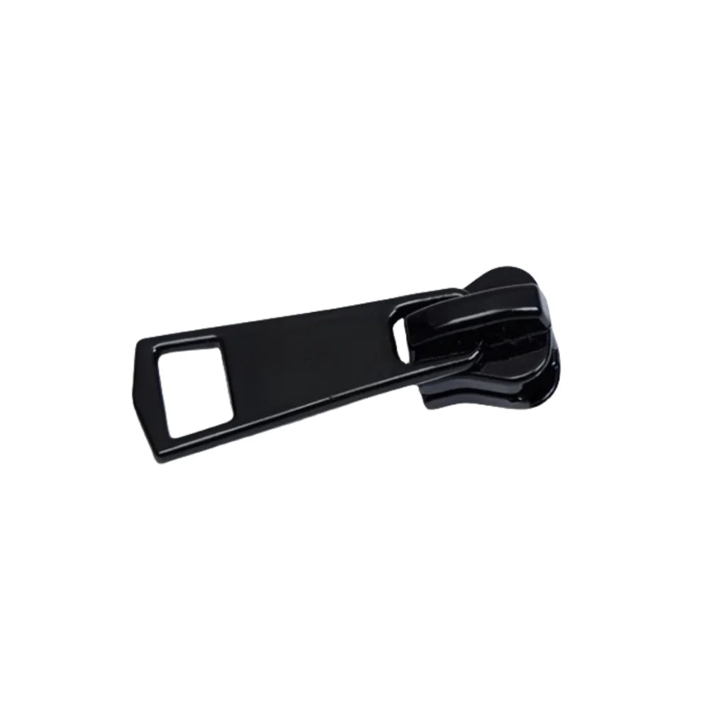 10pcs 3 5 8 Zipper Puller Head Black Handmade Zipper Slider Sewing Accessories Resin Clothing Bag Zips for Replacement Parts