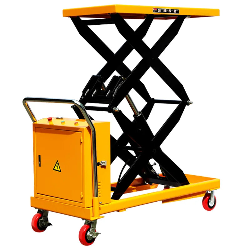 Easy Use Transport Cart Electric or Semi-electric Table Mobile Hydraulic Scissor Lift Platform