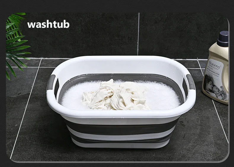 Multi-function folding storage basket large capacity dirty clothes basket cat dog pet bath basin toy home storage sorting box