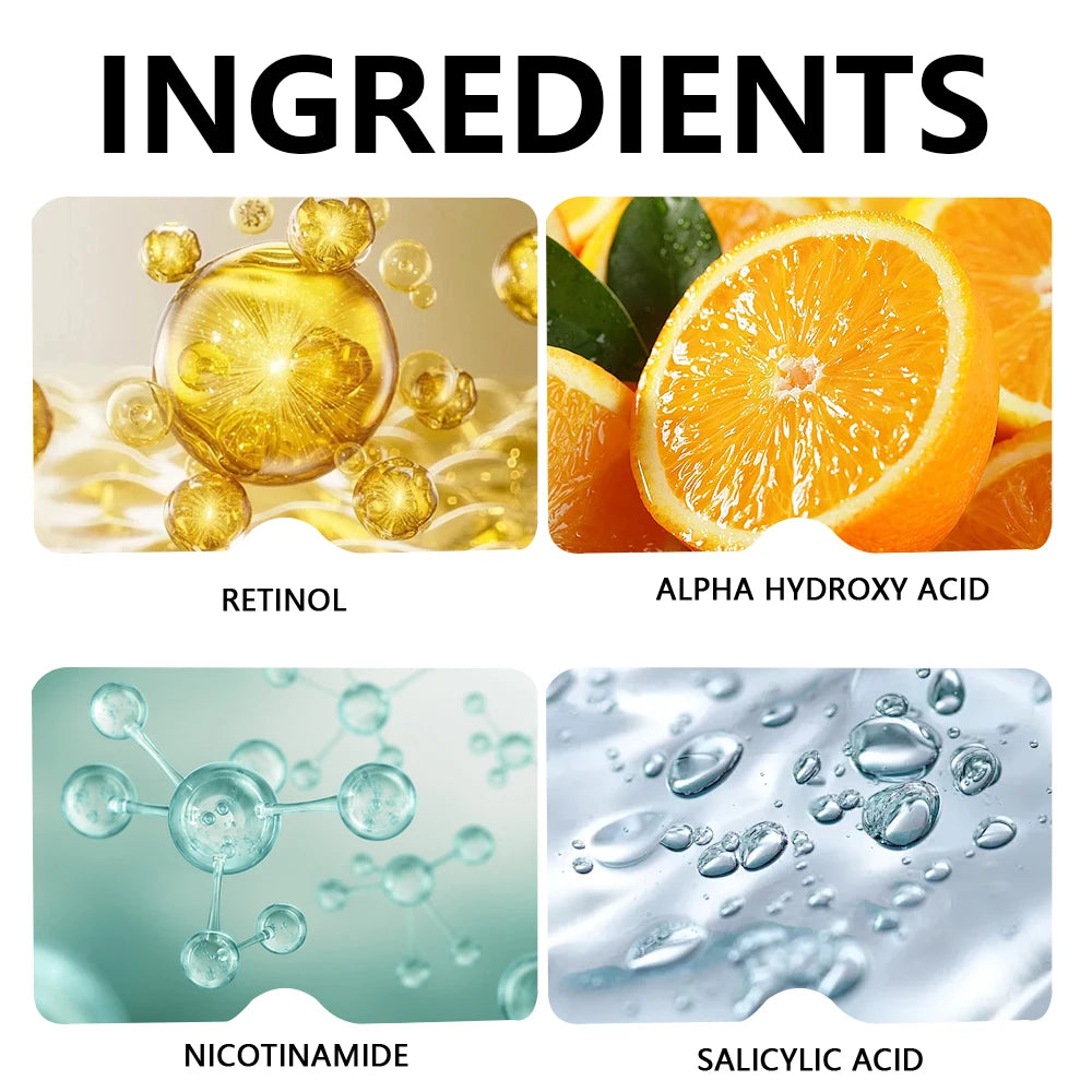 Salicylic Acid Facial Serum Firming Even Skin Tone,unclogs Pores oil Control Lightening Fine Lines Fast Absorption Face Care ﻿