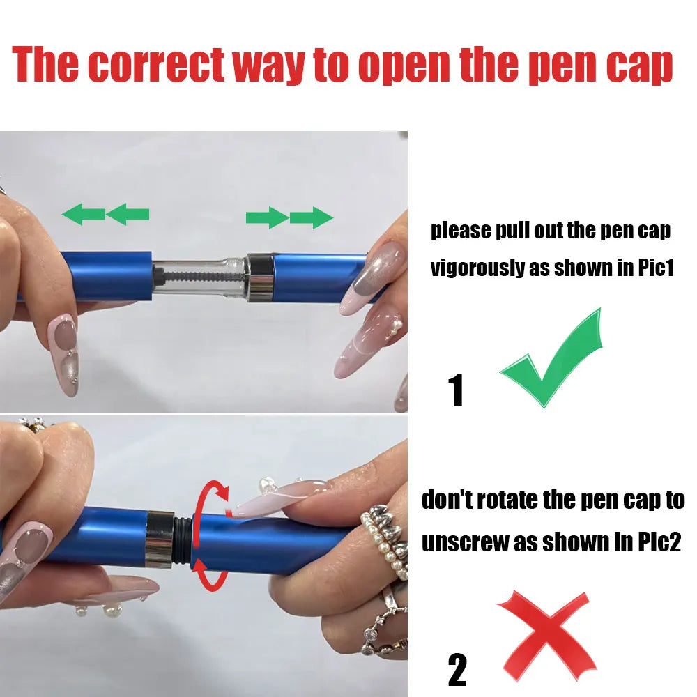 5PCS Color Random Magic Pen Wrinkle Care Pen  Facial Tattoo Consumables Small Beauty Instrument Pen Anti-wrinkle Instrument