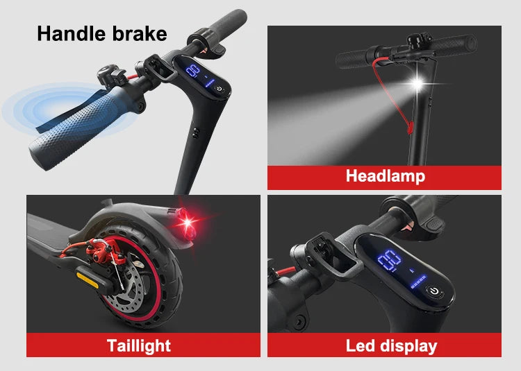 Wildstride WI2 Electric Scooter 350w Motor 36v 7.8ah 30km/H 25km Range 8.5 Inch Honeycomb Tire App Foldable Adult Escooter Kick