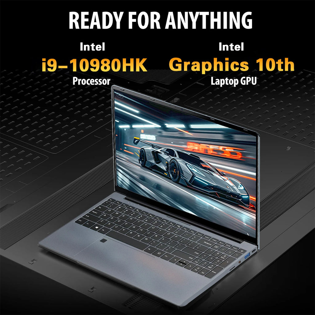 2026 15.6" Gaming Laptop Intel Core i9 10980HK 32GB RAM 2TB SSD Windows 11 Pro Ultra Slim Notebook Computer for Office Business