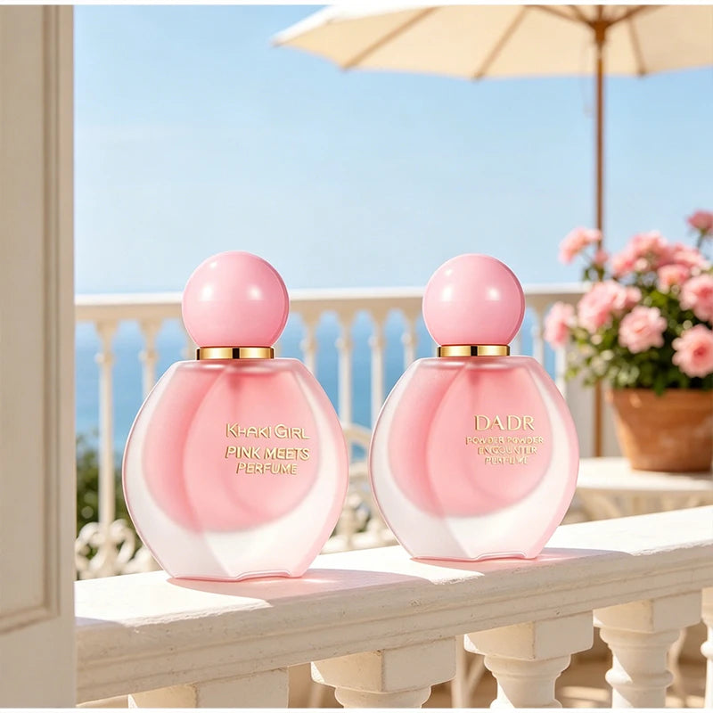 Pink Encounter Perfume Romantic Elegant Women's Perfume Strawberry Cedar Floral Fragrance Long-lasting Fresh Eau De Toilette