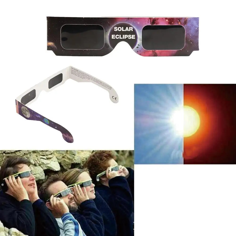 Pack Of 10 Solar Eclipse Glasses -Total Solar Eclipse Viewing Sunglasses With Superior Optics,Sun Safe Shades For Adults Or Kids