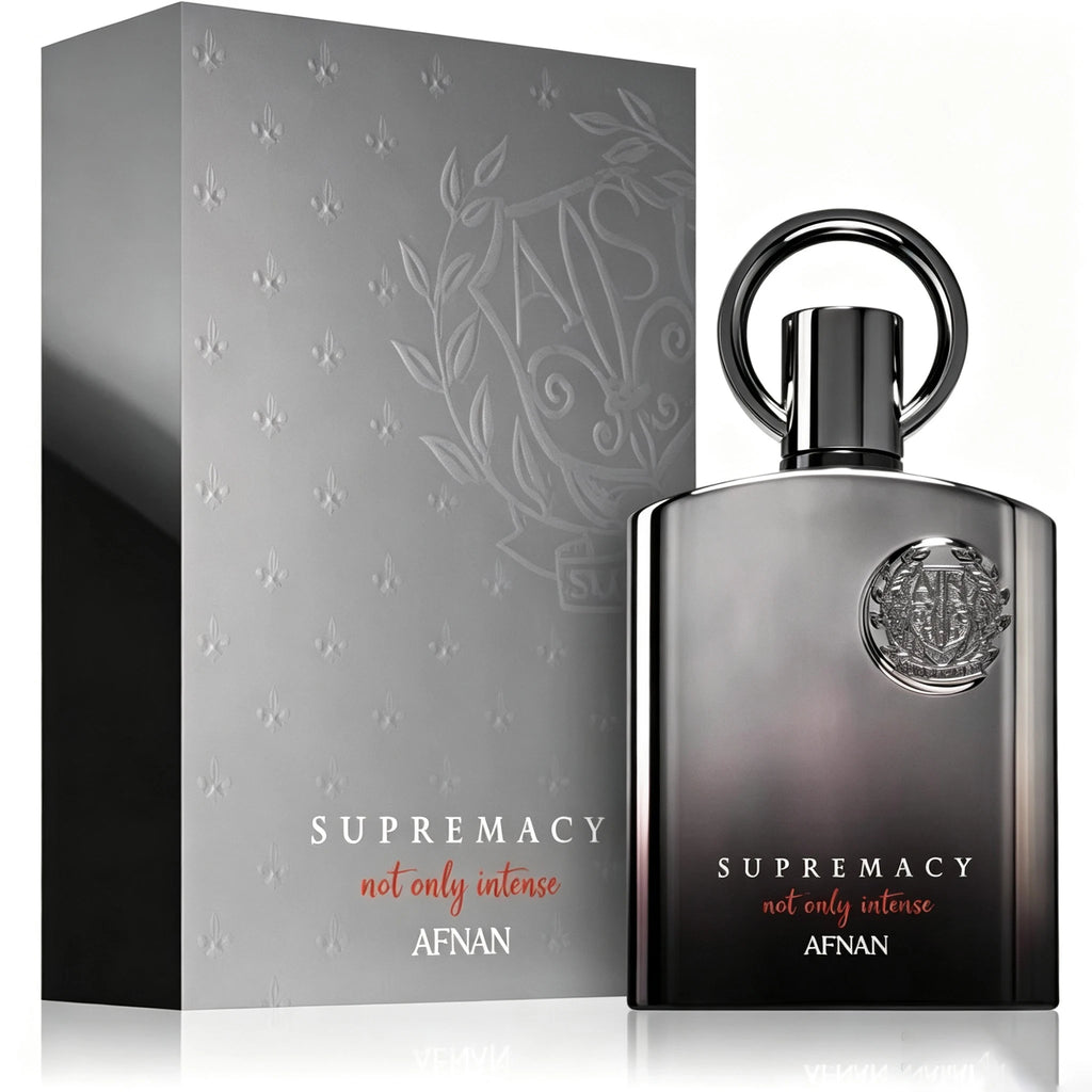 AFNAN Supremacy Not Only Intense ,Eau de Parfum 100ml, Luxury Long Lasting Woody Fragrance, Arabian Premium Men Perfume, Perfect Dating & Business Gift For Him