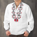 Cardigan Button Men's Shirt Casual Simple Comfortable Soft Material New Floral HD Pattern Personality Cardigan Shirt Long Sleeve