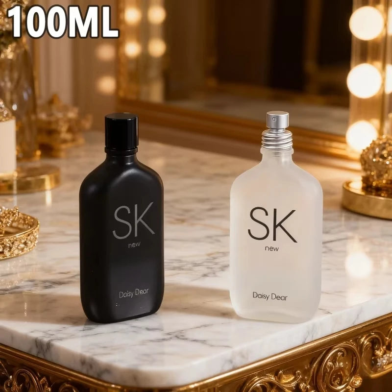 SK Time Travel Couple Perfume, Unisex Long Lasting Fragrance Affordable Eau De Toilette Cologne Unique Woody Floral Notes Scent