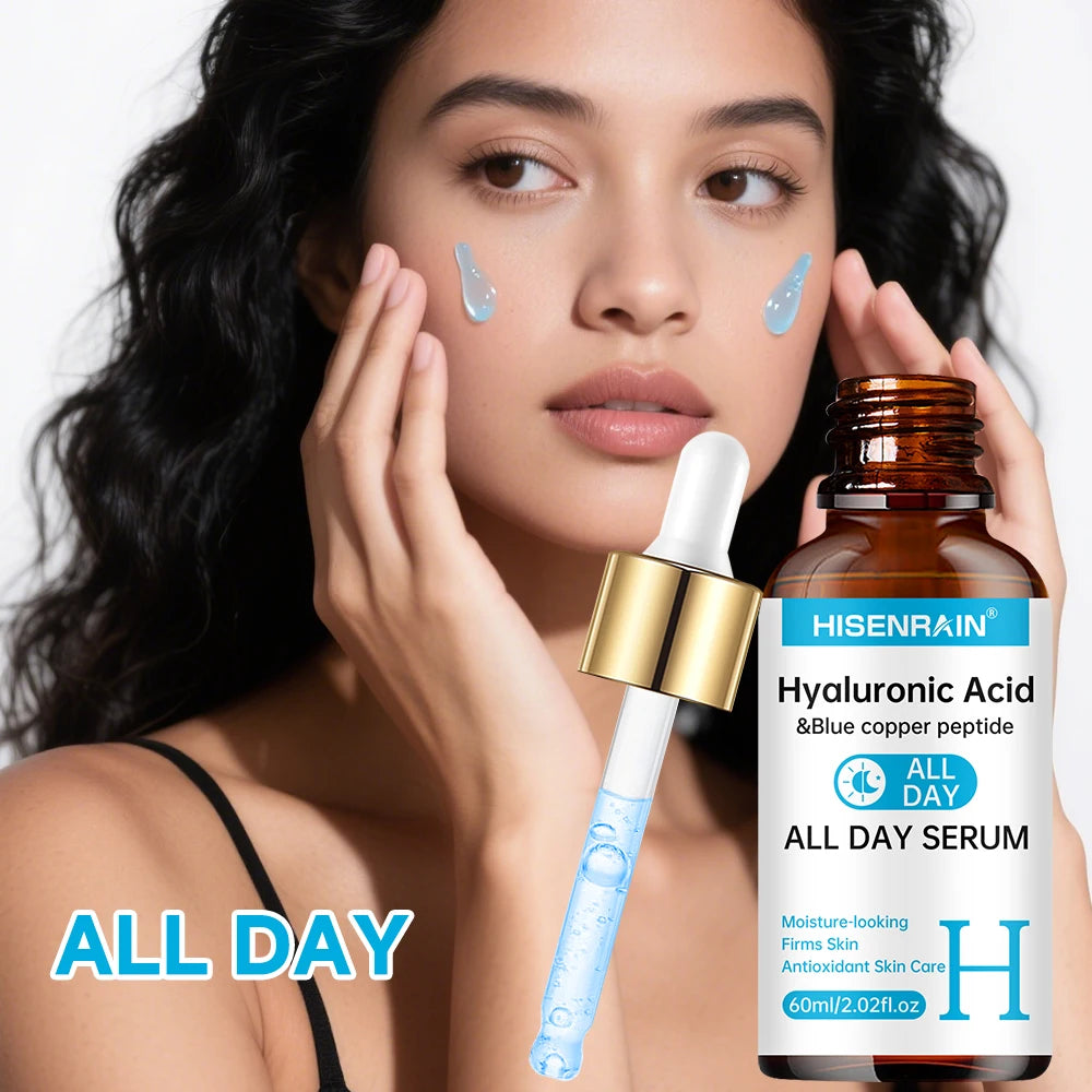 HISENRAIN Vitamin C + Retinol + Hyaluronic Acid Serum Duo | Anti-Aging Brightening & Hydration Combo | For All Skin Type.