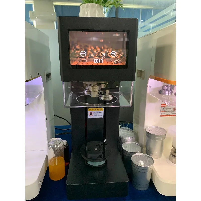 Can Sealing Machine Full Automatic Model Bottle Seamer Non-rotary Model Touch Screen Automatic Lifting With Patent