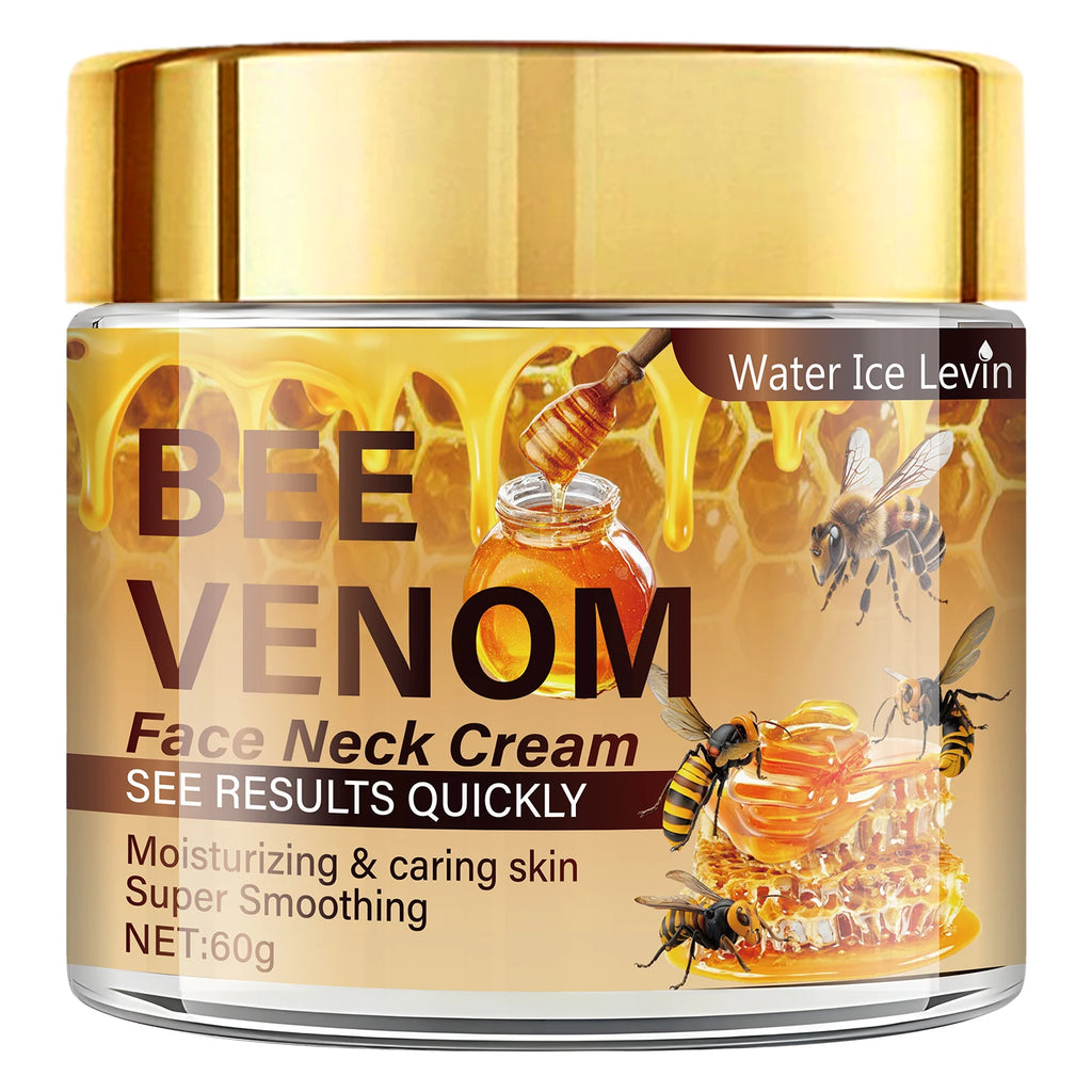 Bee Venom Facial Firming Cream, Contains Vitamin E, Moisturizes and Softens the Face, Brightens Skin Tone, Can Be Used on the Face and Neck