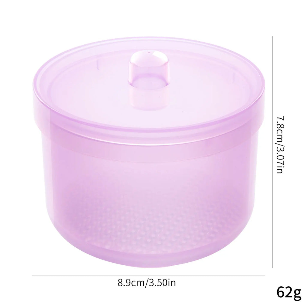 Nail Drill Bits Disinfection Box Double Layer Filtration Cleaning Box Manicure Storage Case Nail Brush Cleaning Container