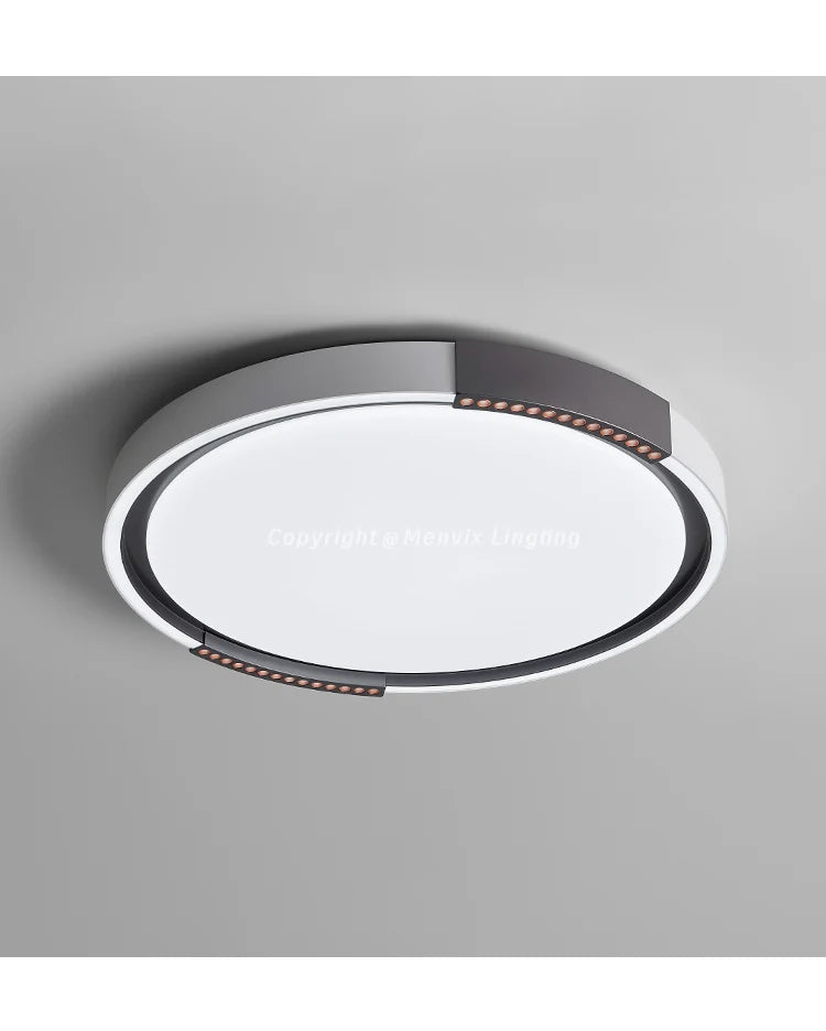 Modern LED Ceiling Lamp Bedroom Study Fixture Round White Home Art Design Indoor Decoration Living Room Lights Lustre Lighting