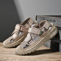 Summer Men Sandals Genuine Leather Mens Casual Shoes Outdoor Men Leather Sandals for Men Beach Shoes Roman mens Shoes