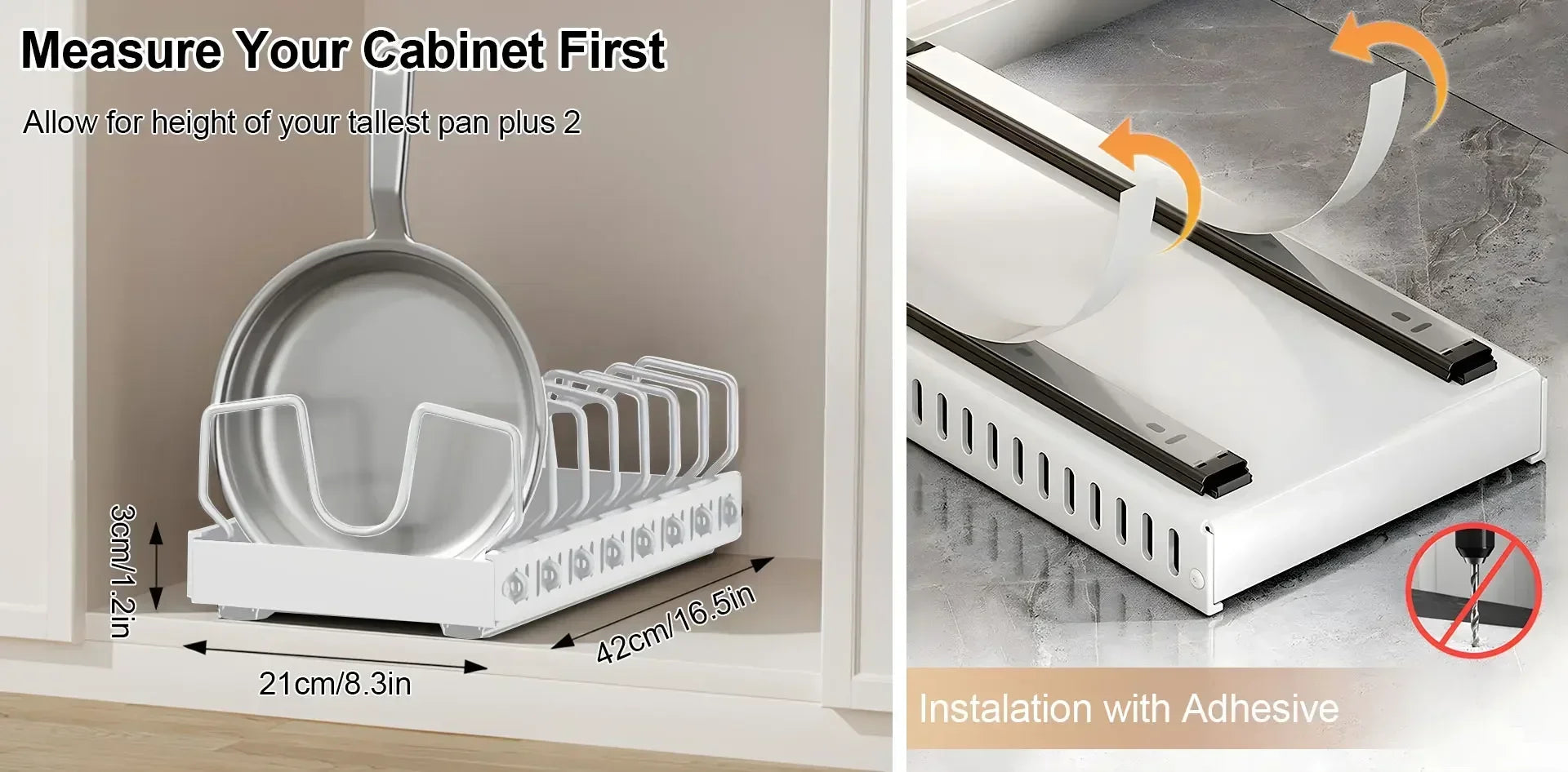 2026 Kitchen Multifunctional Organizer Pull Out for Pots/Pans Sliding Lid Holder Spice Rack & Dish Drying Racks Drawer Organizer