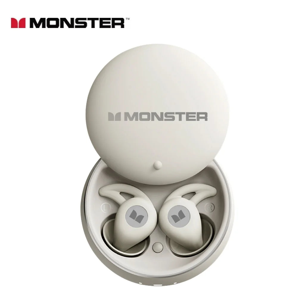MONSTER GT31 Bluetooth Earphones Wireless Zero-Pressure Earbuds Noise Cancelling Sleep Aid Headphone HiFi Stereo Sound