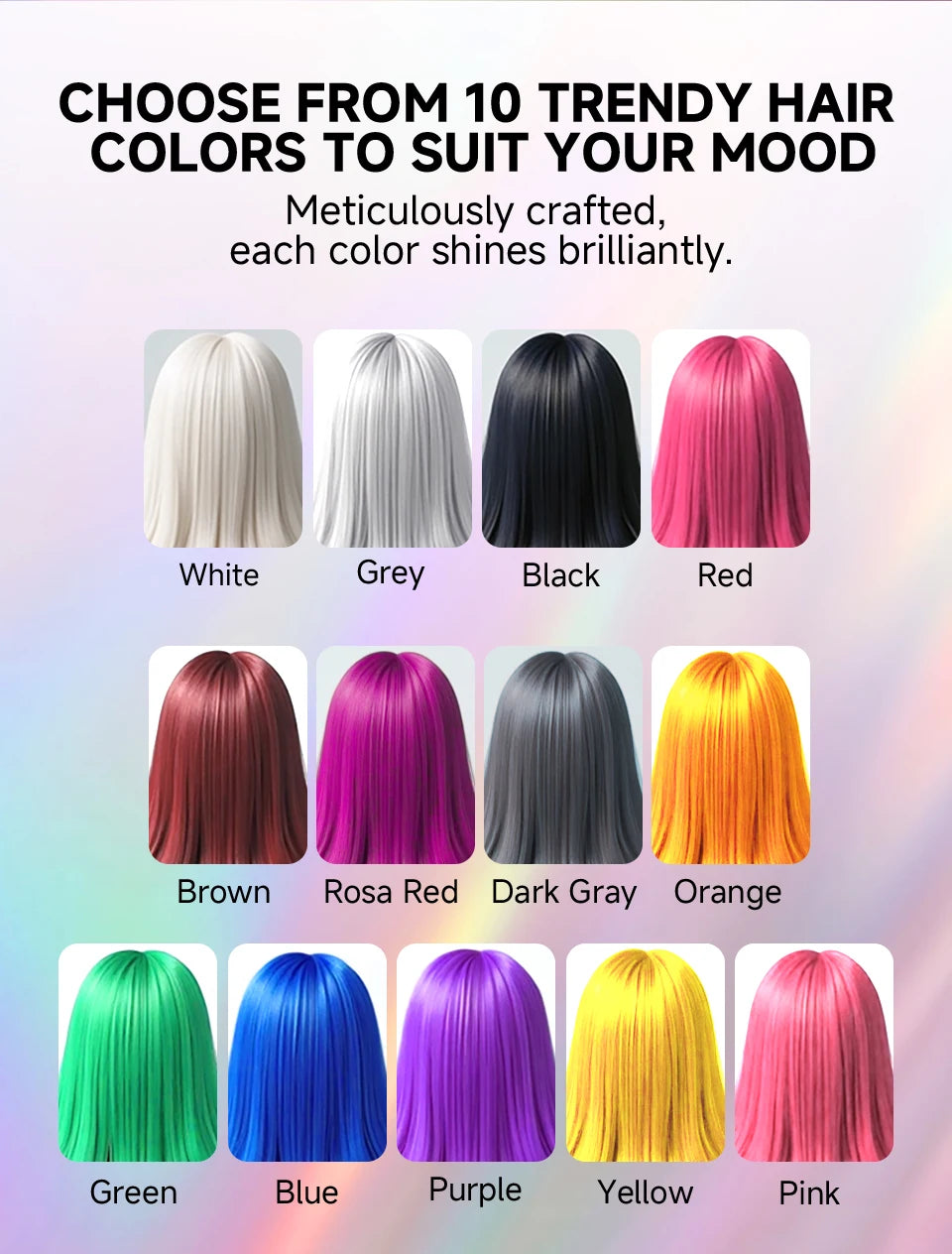 Valentine's Day DIY Hair Dyed Mud Halloween One-Time Hair Coloring Wax Hair Colour Cream for Eyebrow Beards Coloring Styling