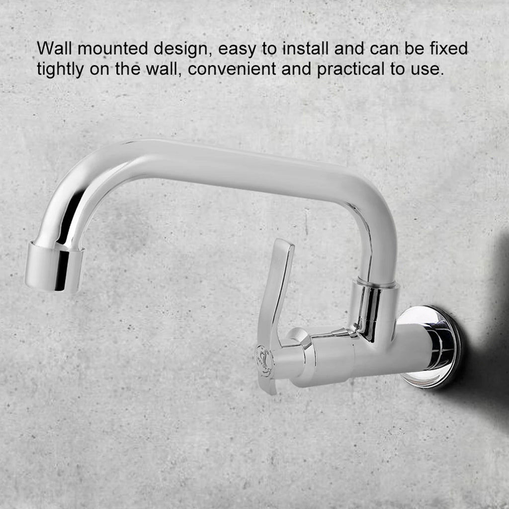 G1/2in Wall Mounted Single Cold Water Tap Sink Water Faucet for Home Kitchen Use  Water Faucet