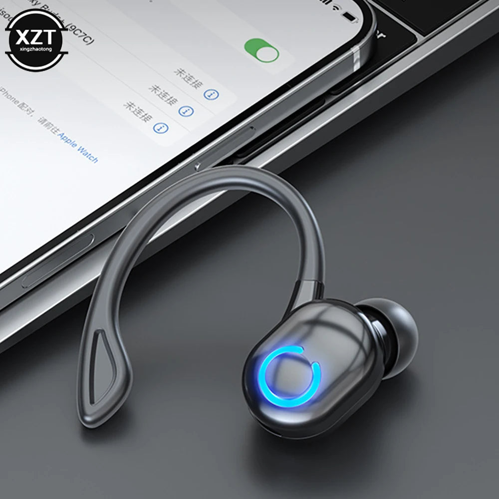 W6 Wireless Bluetooth Earphones Sports Running Headset Wireless Single Ear Headphones HiFi Stereo Noise Reduction Music Headset