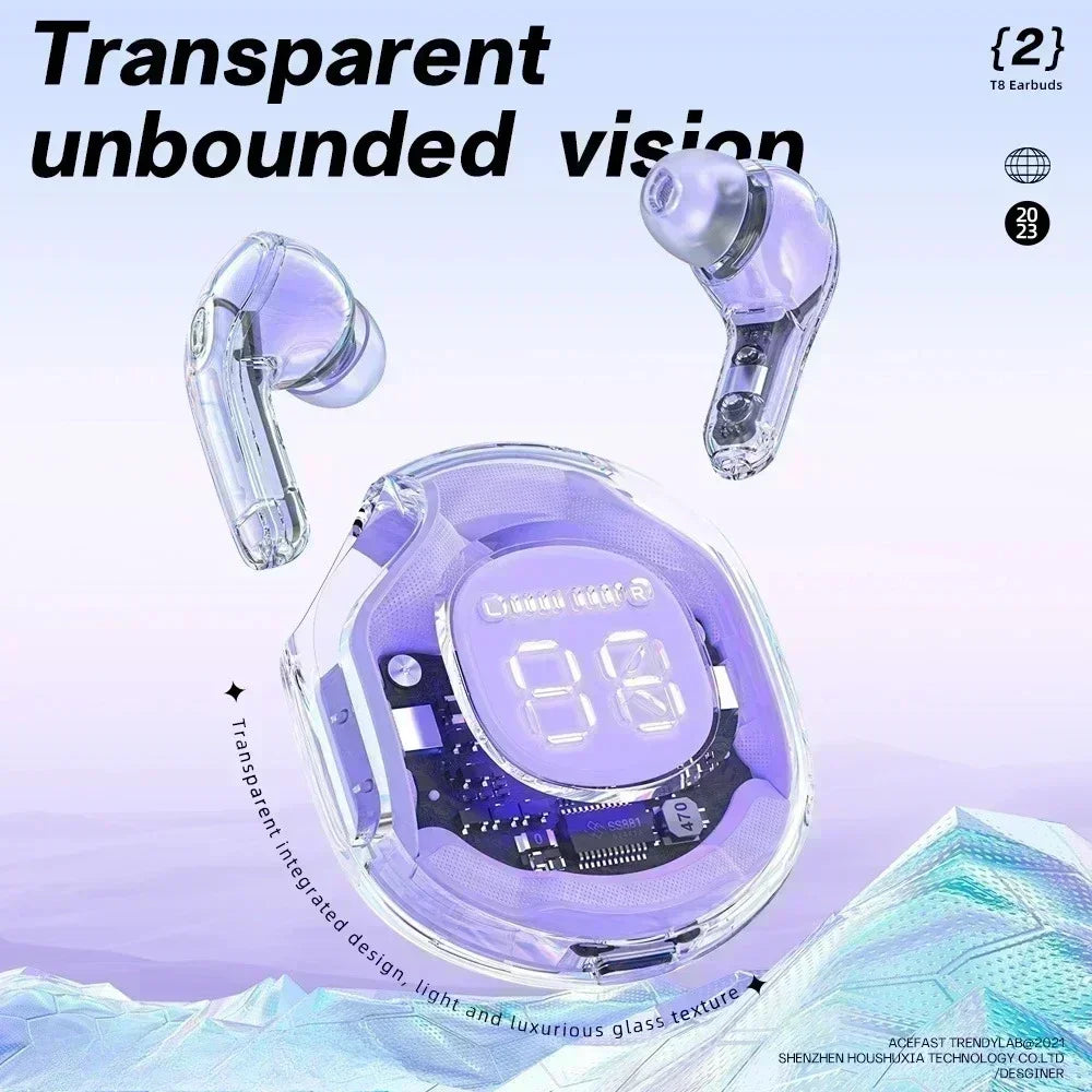 TWS Wireless Earphone Bluetooth 5.3 Headphones Sport Gaming Headsets Noise Reduction Earbuds Bass for smartphones