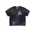 SSSAINT LOUIS Handmade Destruction logo letter print classic vintage summer short-sleeved t-shirt men/women high street cotton