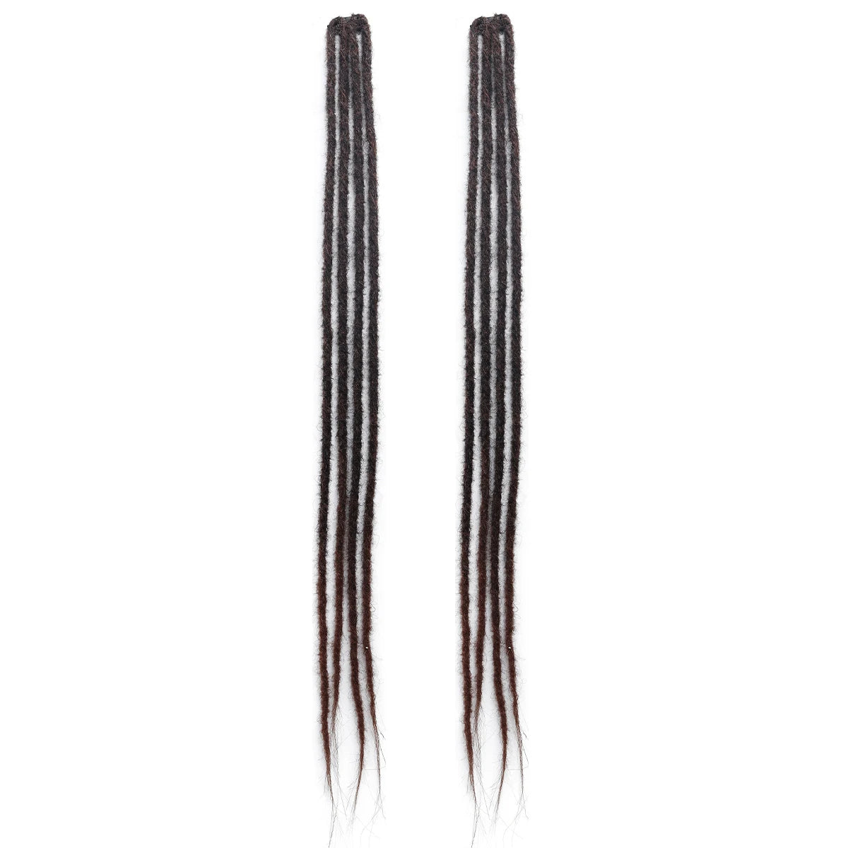 2Pcs Clip in Braid Hair Extensions Wig Synthetic Dreadlock Hair Pieces Bohemian Hair Accessories For Women Daily/Party Use