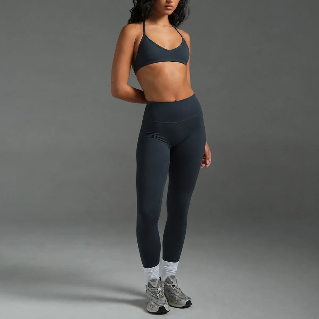 2PCS Women Yoga Set Solid Color Beautiful Back Hanging Neck Bra with Chest Pad Quick-Dry Fitness Running Shorts Yoga Set
