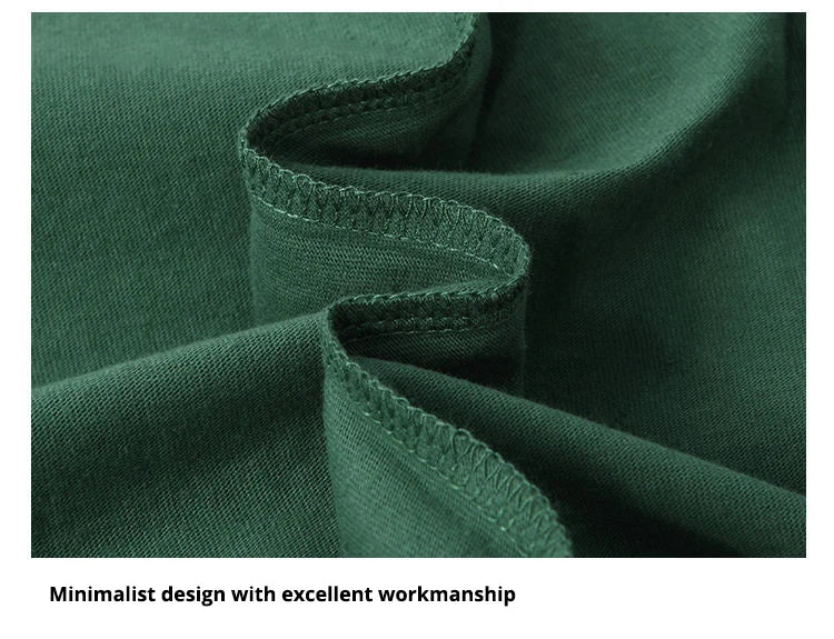 Summer 100% Cotton Men's T Shirt Bottoming Basic Fashion Short Sleeve Loose Tops Tees 230g/㎡