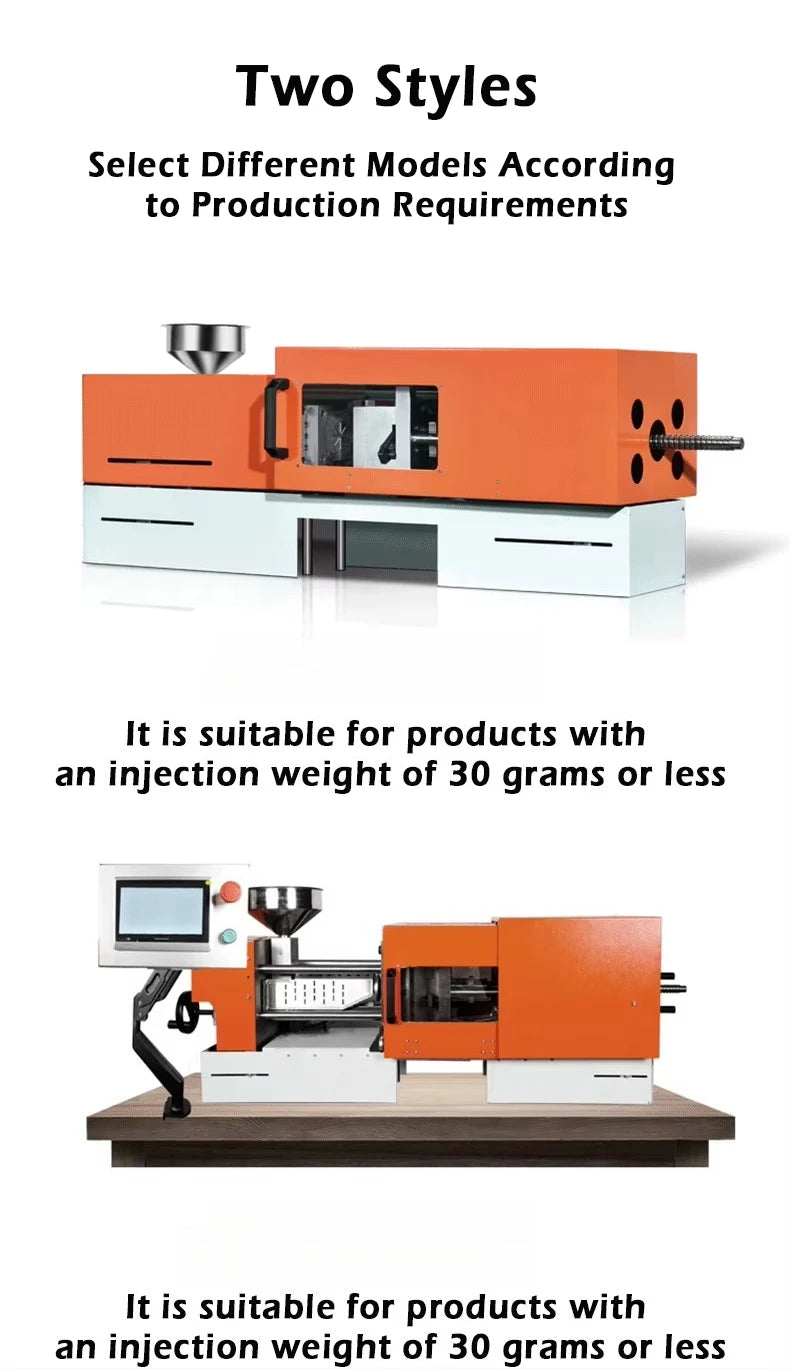 Desktop Small Injection Molding Machine Plastic Plastic Making Machines for Plastic Parts Injection Molding 15-25-35-50-60g OME