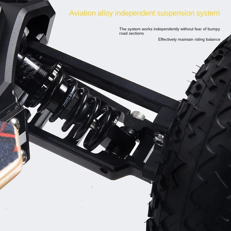 Jking Mars All-Terrain Electric Skateboard Remote Control Off-Road Four-Wheel Drive For Suspension Walking Belt