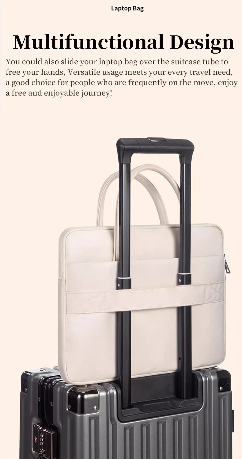 Laptop Bag 13.3 inch for MacBook Air/Pro 13 14 M4 HP Dell XPS ASUS VivoBook Lenovo Thinkpad Xiaomi Notebook Handbag 15.6 16 inch