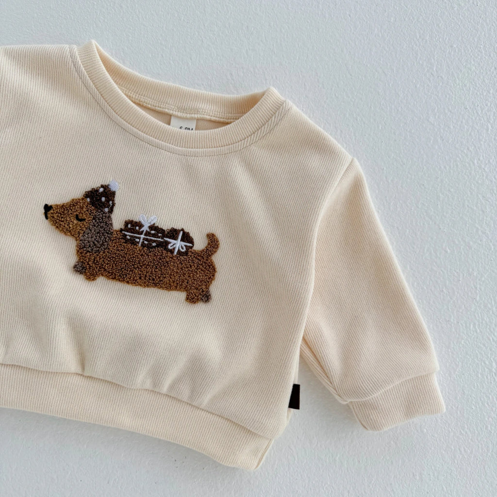 New Baby Boys Girls 2Pcs Long Sleeve Tracksuit Cartoon Puppy Top Pants Children Clothing Toddler Outfit Suit Newborn Clothes