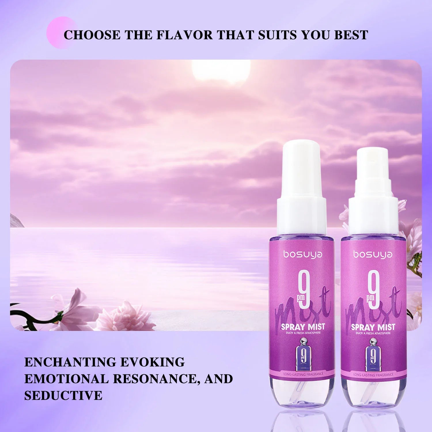 4PCS fresh fragrance spray set, lasting fragrance, mild and non irritating, suitable for daily use and before dating