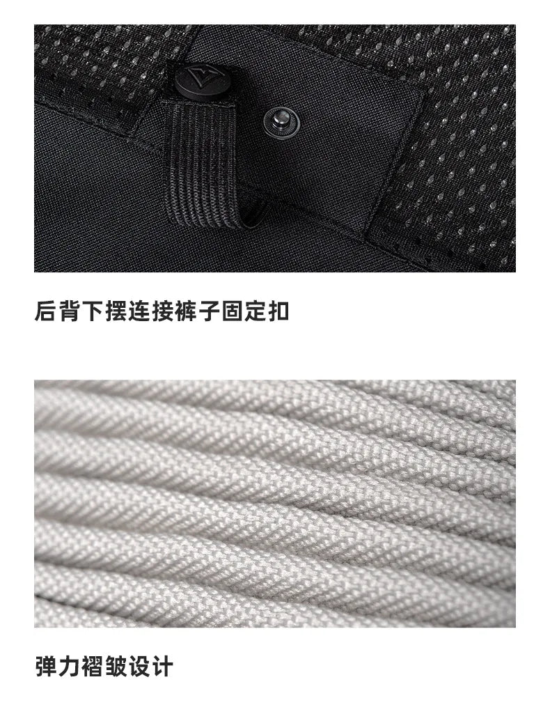 SULAITE Summer Motorcycle Jacket Suit Breathable Riding Gear Protective Racing Coat Motorbike Equipment for Men