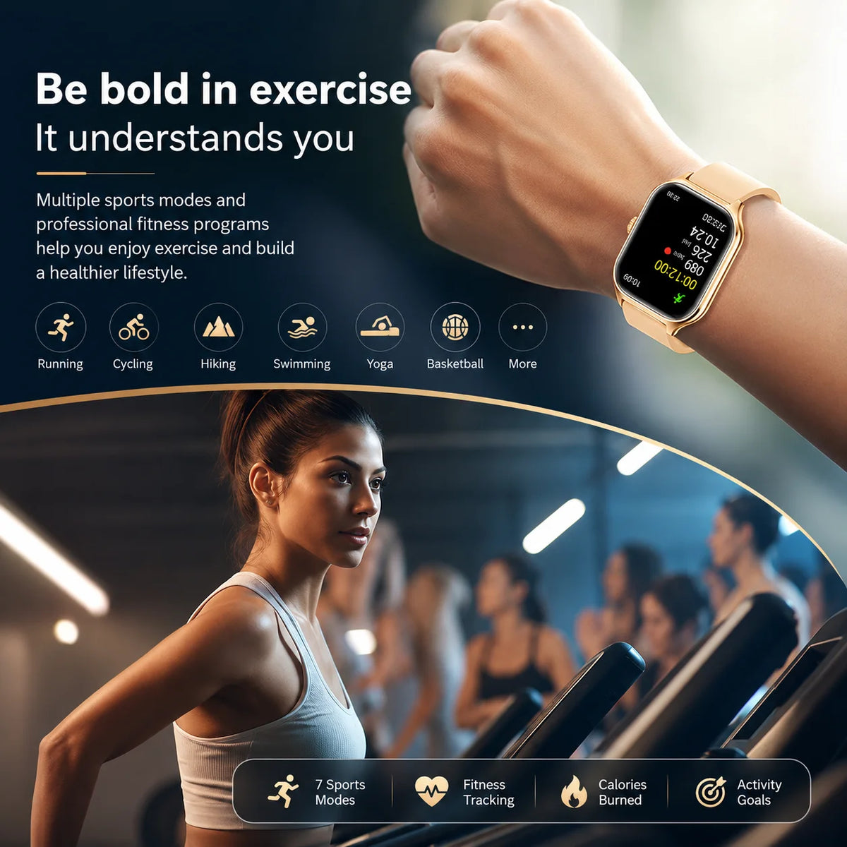 2026 New Smart Watch 2.01" HD Display Bluetooth Call Blood Oxygen Heart Rate Monitor Fitness Gift for Men Women