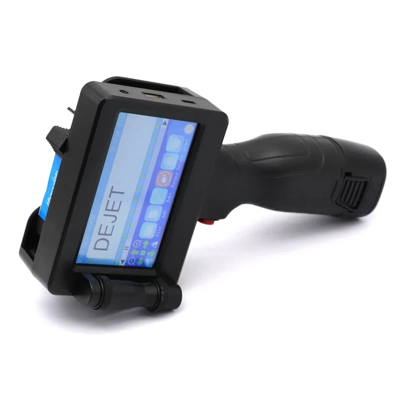 12.7mm Handheld Inkjet Printer 2588+ for QR Barcode Batch Date Number Logo Expiry Date Coding Machine Non-encrypted 25 Languages