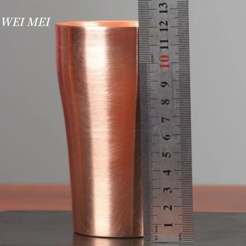 Vintage Copper Breakfast Coffee Cup,Handcrafted Thickened Smooth Surface Moscow Water Mule 400 ml Juice Mug,Tea Cup Tableware