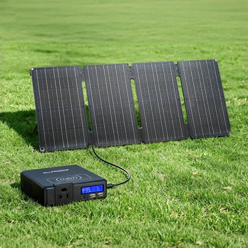 ALLPOWERS Foldable Solar Panel 400W / 200W / 140W / 100W / 60W Solar Charger with Solar Output for Power Station Solar Generator