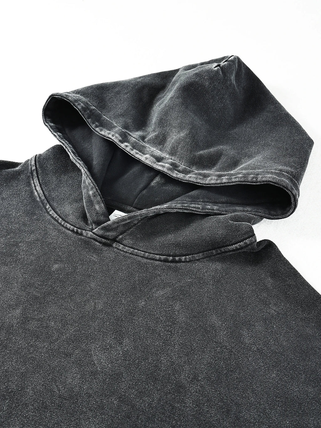 Men Streetwear Hip Hop Oversize Washed Hoodie Sweatshirt Custom Vintage Hoodie