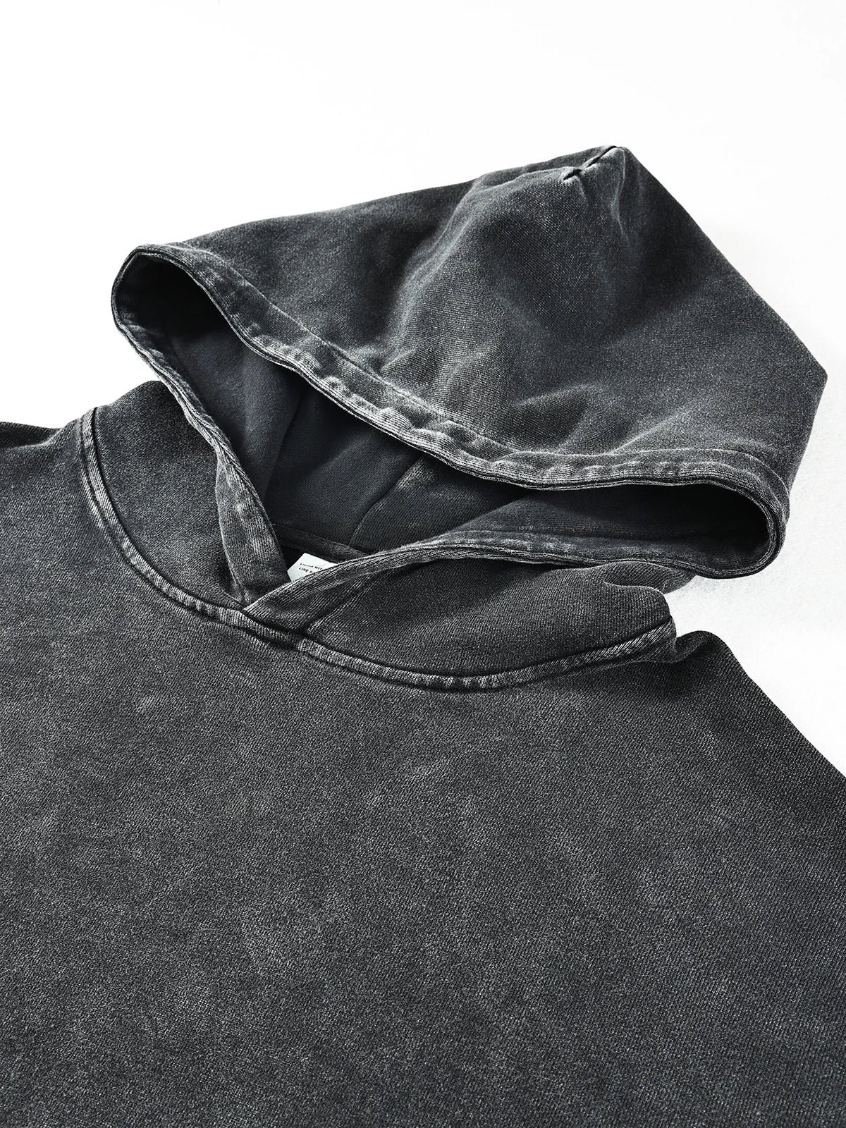 Men Streetwear Hip Hop Oversize Washed Hoodie Sweatshirt Custom Vintage Hoodie