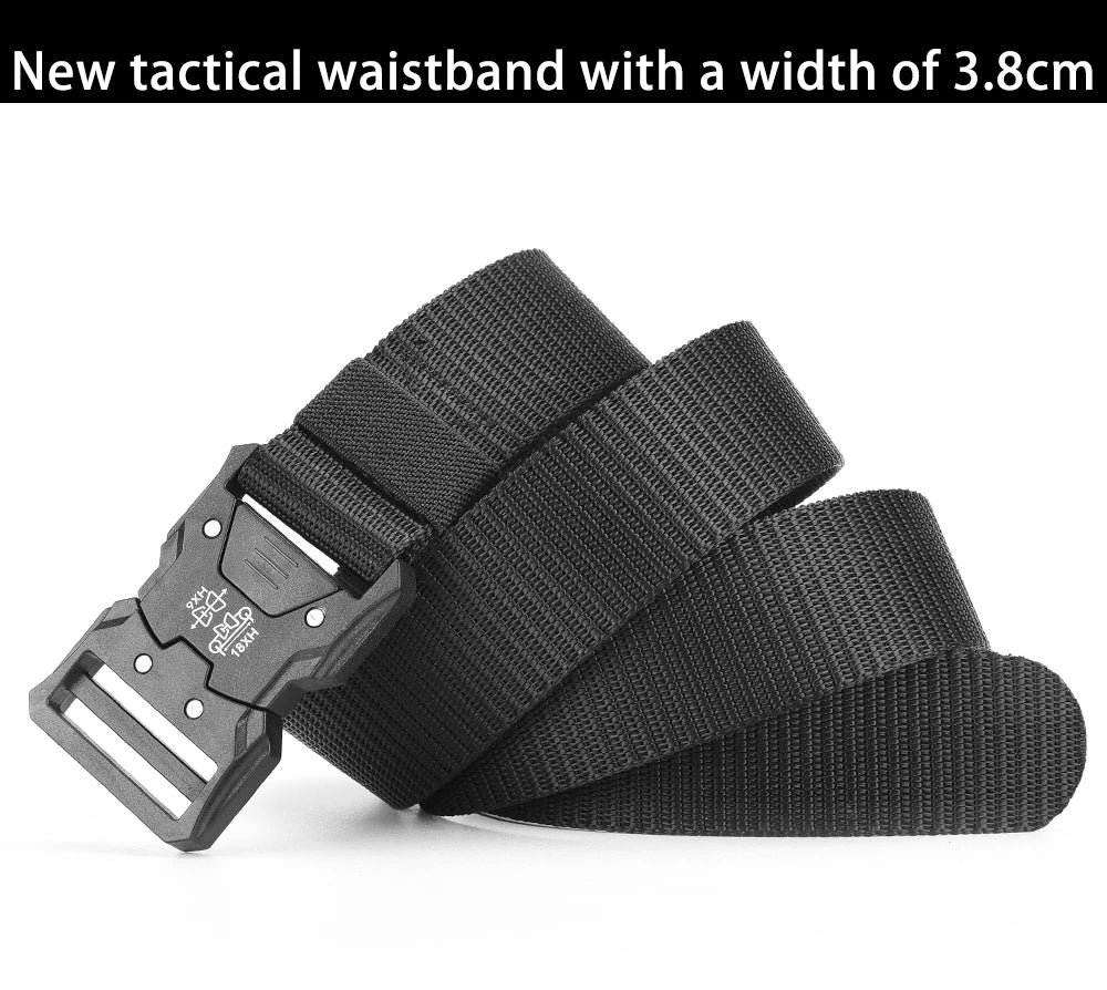 Versatile Men's Tactical Belts - Durable, Adjustable Quick Release Buckle Design - For Outdoor Sports Enthusiasts，For Men Women