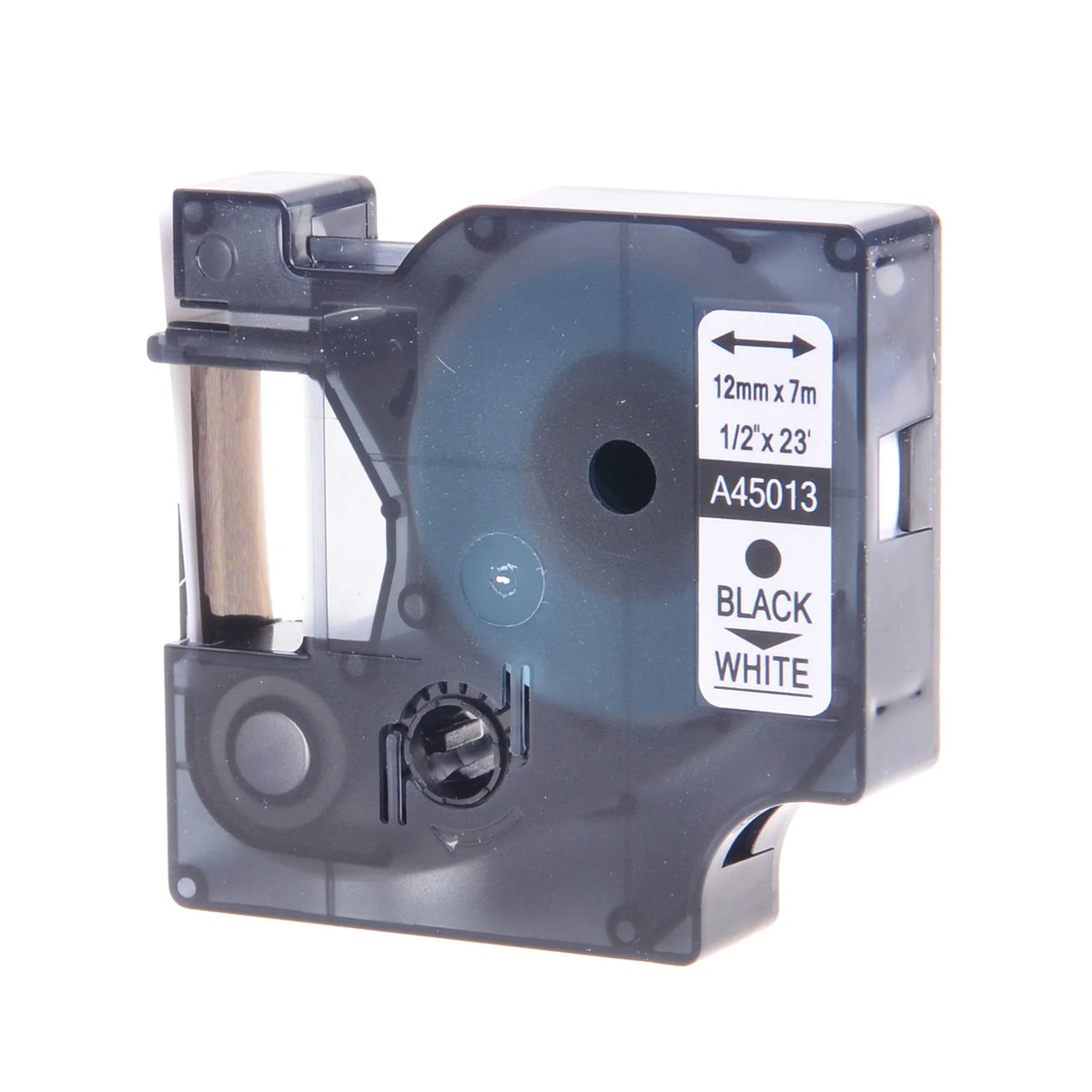 6/9/12mm 24mm Label for Dymo D1 Tape 45013 40913 43613 Black on White Compatible Dymo LabelManage 160 280 LabelPoint Label Maker