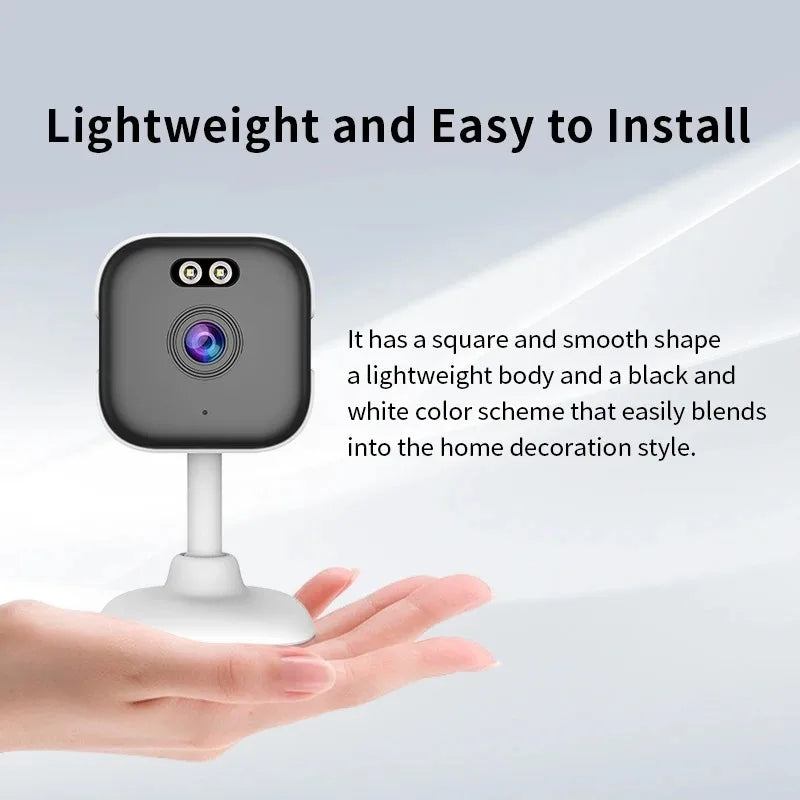 O-Kam Pro 5MP Mini Cube Dual Band WiFi IP Camera Indoor Human Detection Onvif Baby Monitor Two Way Audio Home Security CCTV Cam