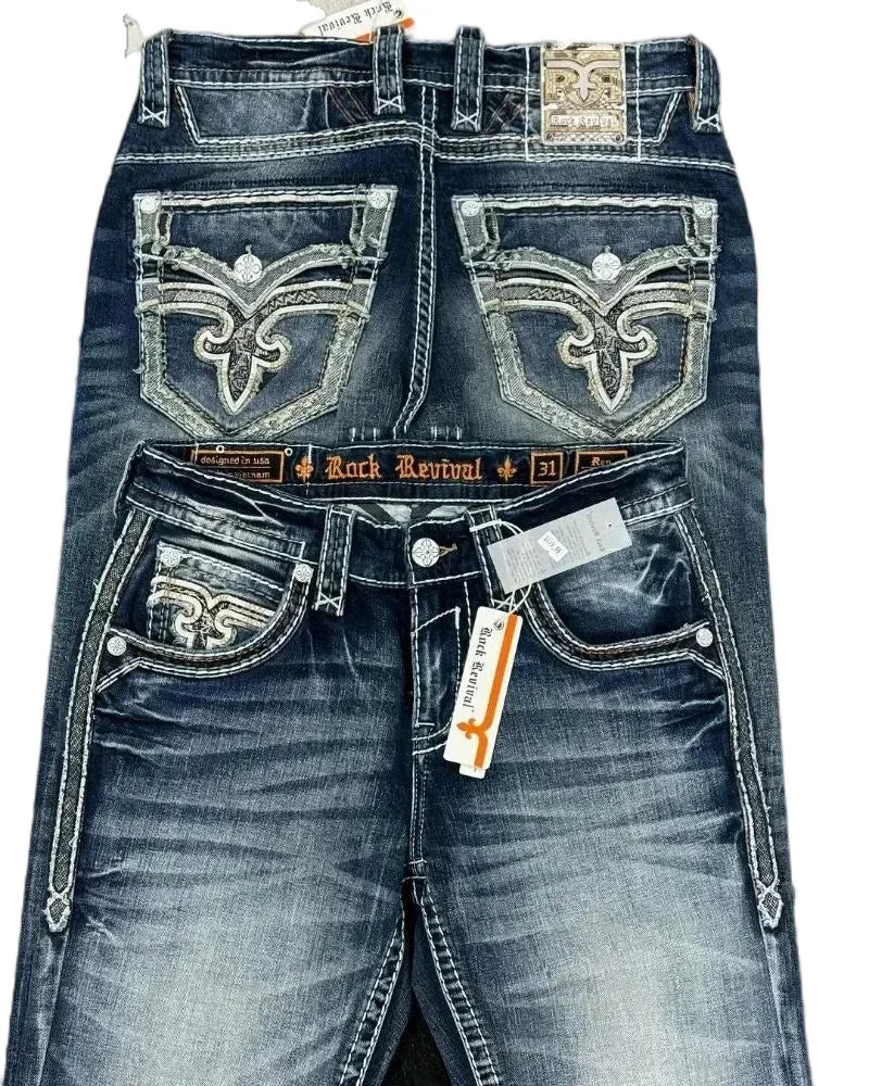 Hip Hop Complex Heavy Industry Workwear Jean Casual Denim Pants High Waist Straight Wide Leg Jeans Harajuku Y2k Men Women Jeans