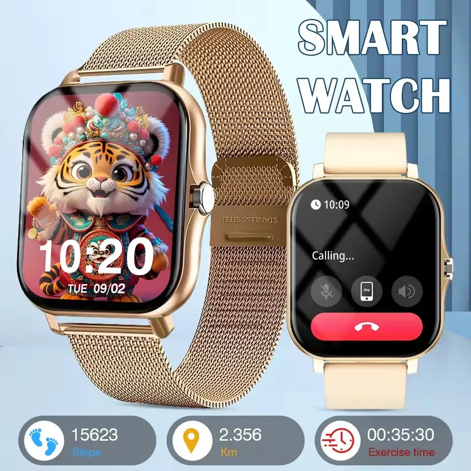 2026 New Multifunctional Smart Watch Men&Women Bluetooth Connected Phone Music Fitness Sports Bracelet Sleep Monitor Watch HT30