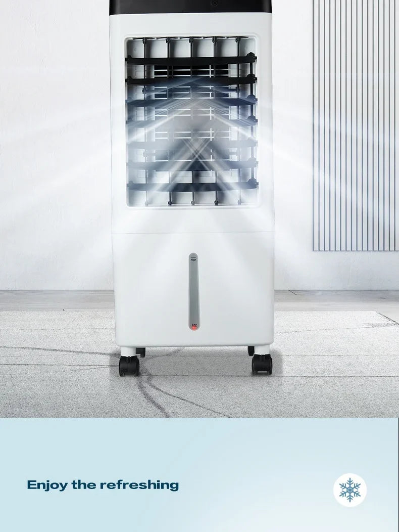 SIHAO Portable Air Conditioner Fan Humidifier Evaporative Cooler with Remote Control 10L Water Tank Strong Wind Silent Cooling