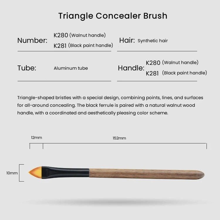 Triangle Concealer Makeup Brush Cosmetic Liquid Foundation Contour Cream Beauty Brushes Face Make Up Tools