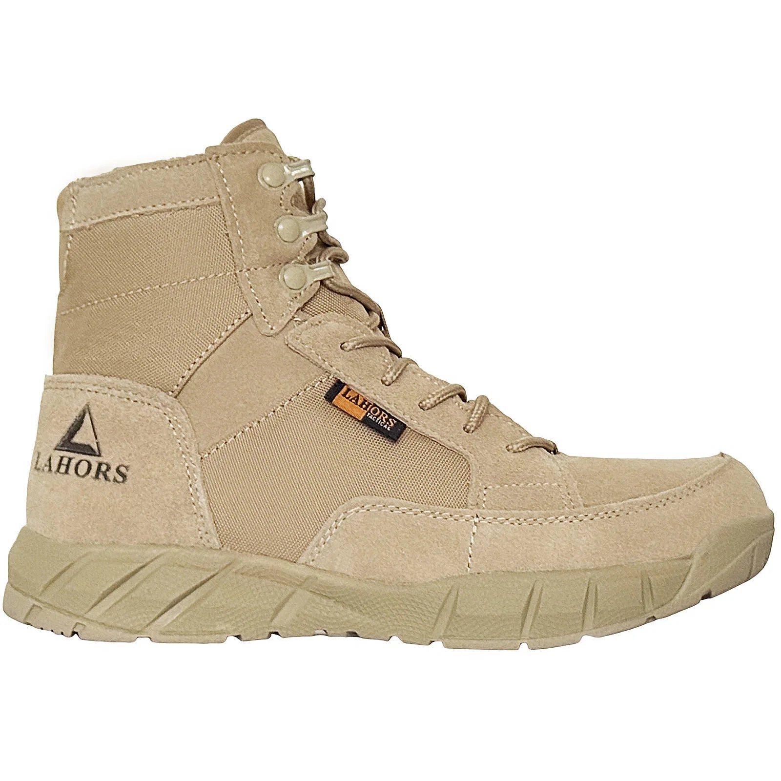 LAHORS® Lightweight 6 INCH Man Tactical Boots With Zip Combat Training Lace Up Waterproof Outdoor Hiking Breathable Ankle Shoes