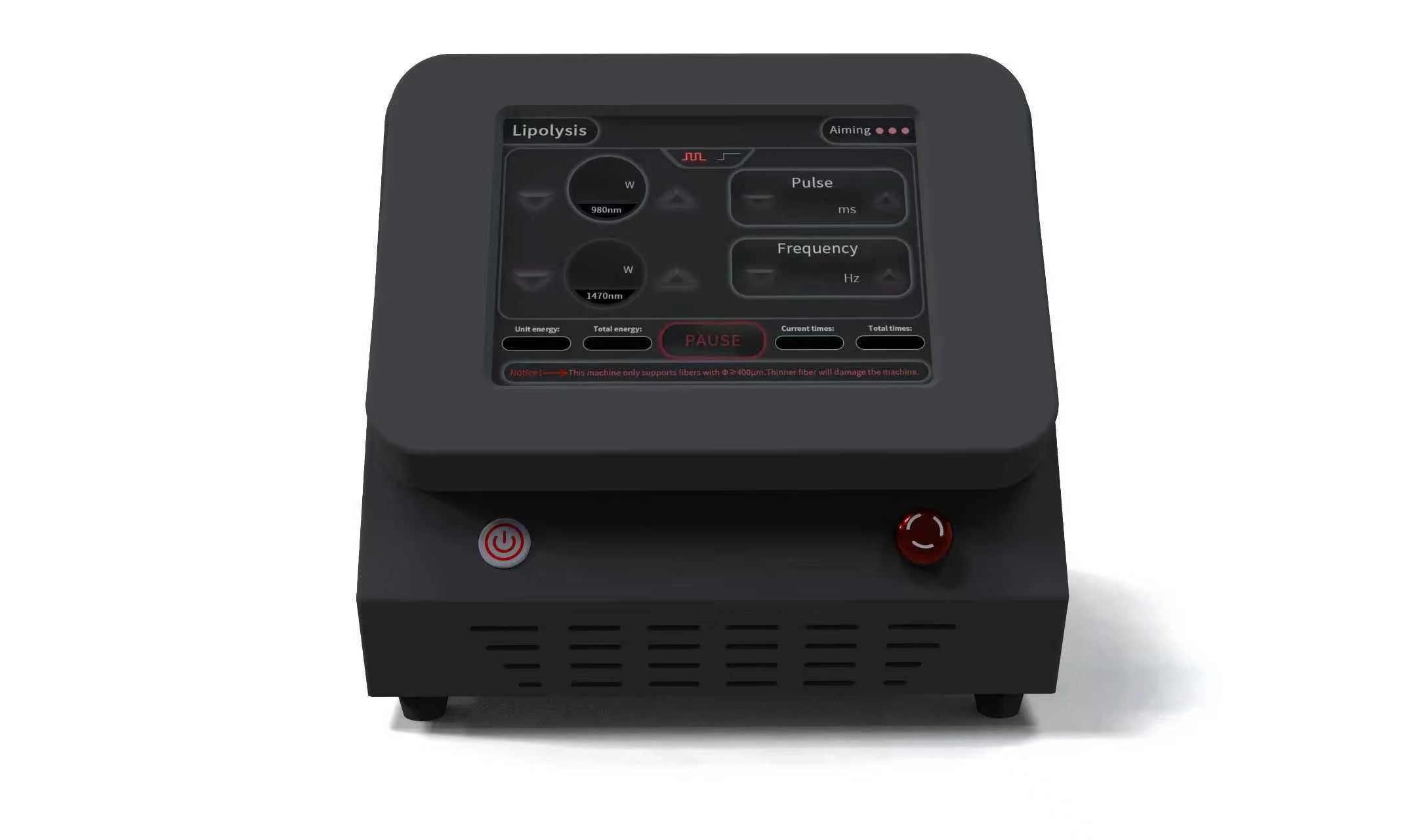 Myoslim 980+1470+635+450nm Diode Laser Lipolysis System Anti-Inflammatory Therapy Body Slimming Face Lifting Machine
