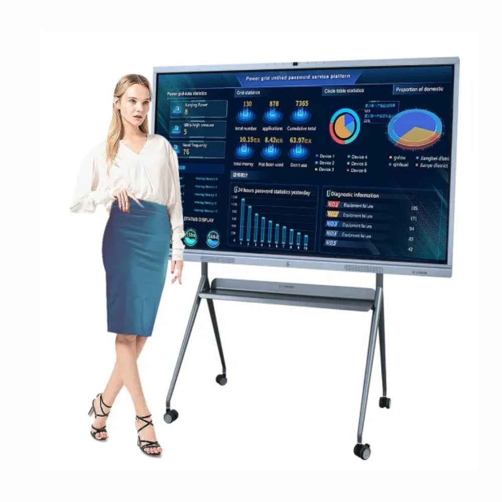 55/65/70/84 Inch IR All in One Pc Multi Touch Interactive Flat Panel Display, Hot Sales for Commercial and Educational Use